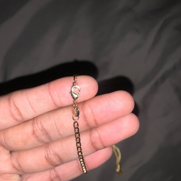 Neiman Marcus 18K Gold Plated Cross Flat Mariner Necklace - Picture 6 of 6